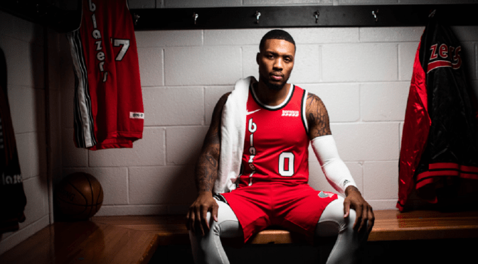 Blazers revelam camisas throwback histórica para a temporada de 2019-20