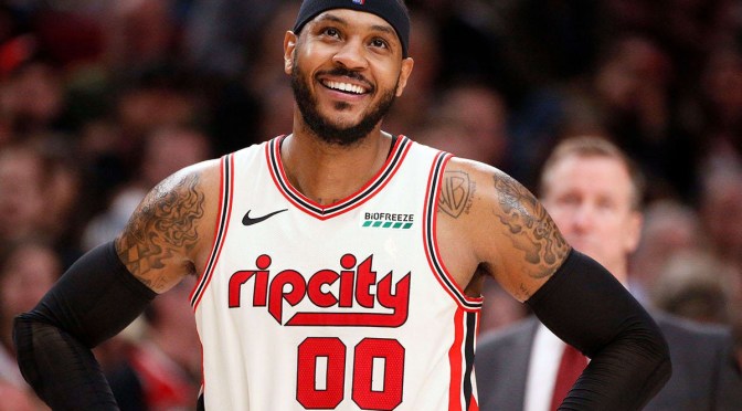 Carmelo Anthony vai assinar novamente com os Blazers