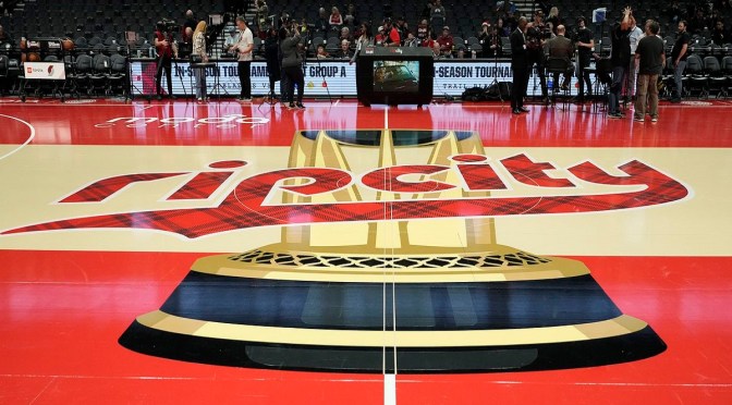 NBA revela a nova quadra do In-Season Tournament dos Blazers