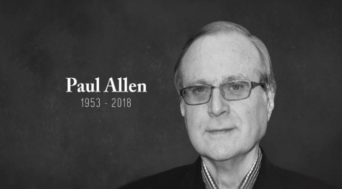 Paul Allen, dono dos Blazers, morre aos 65 anos